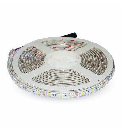 5m 4,8W/m spritzwassergeschützter LED-Streifen - IP65, 30 LEDs pro Meter