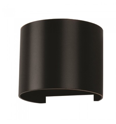 5W LED Wandleuchte - IP65 Außenbereich, rund, schwarz, verstellbarer Abstrahlwinkel, inkl. Leuchtmittel
