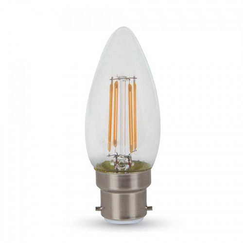 B22 4W LED-Kerzenlampe - Samsung LED-Chip, Filament