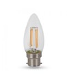 B22 4W LED-Kerzenlampe - Samsung LED-Chip, Filament