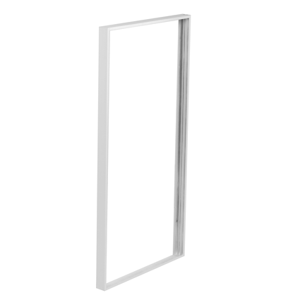 Rahmen für 120x60 LED-Panel - Schnelle schraubenlose Montage, weißer Rand