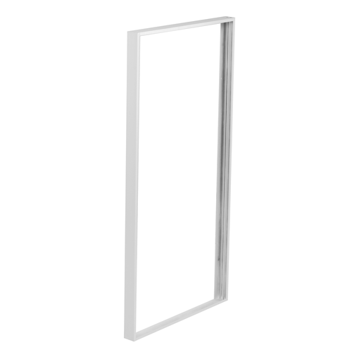Rahmen für 60x30 LED-Panel - Schnelle schraubenlose Montage, weißer Rand