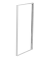 Rahmen für 60x30 LED-Panel - Schnelle schraubenlose Montage, weißer Rand