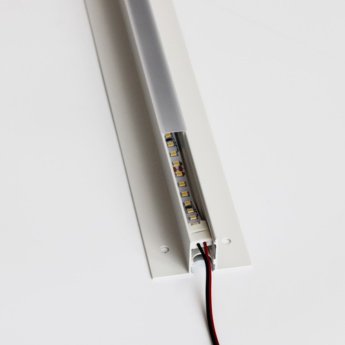 Troldtekt-Schiene 120 cm für LED-Strips - Versenkt, verlängerbar