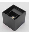 5W LED Wandleuchte - IP65 Außenbereich, quadratisch, verstellbarer Abstrahlwinkel, schwarz, inkl. Leuchtmittel