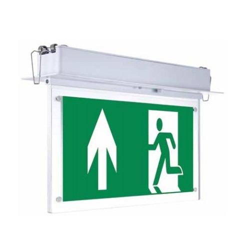 V-Tac Deckenmontiertes/Eingebautes LED-Exit-Schild - 2W, Samsung LED-Chip
