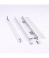 Rahmen für 60x60 LED-Panel – Schnelle Montage, ohne sichtbare Schrauben, weißer Rand