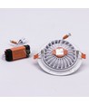 20W Ø17cm LED-Strahler - Ausschnitt: Ø14,5 cm, Maße: Ø17 cm, 3 cm hoch, Samsung LED-Chip