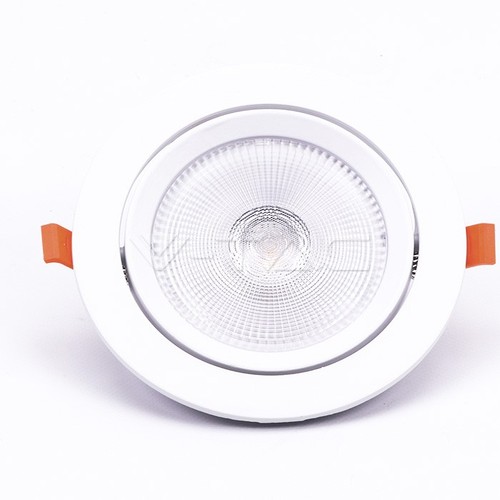 20W Ø17cm LED-Strahler - Ausschnitt: Ø14,5 cm, Maße: Ø17 cm, 3 cm hoch, Samsung LED-Chip