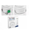 12W LED-Sensorleuchte - IP20 Innenbereich, Samsung LED-Chip, PIR-Sensor, inkl. Leuchtmittel