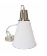 V-Tac moderne Pendelleuchte - Chrom + weiß sandgestrahlt, Ø22 cm, E27