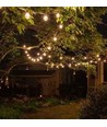 V-Tac Lichterkette für 15 Stück E27 Lampen - 15 Meter, IP54, 230V, ohne Leuchtmittel