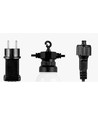 5m LED-Lichterkette mit 10 Leuchtmitteln - Warmweiß, IP44, 230V, 0,5W Lampen