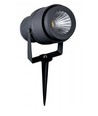 V-Tac 12W LED Gartenlampe - Schwarz, mit Erdspieß, IP65, 230V