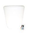 V-Tac RGB LED Blumentopf-Verstecker - Wiederaufladbar, mit Fernbedienung, 28x28x29 cm