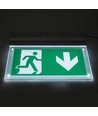 V-Tac LED-Notausgangsschild zur Wand- oder Deckenmontage - 2W, Samsung LED-Chip, 140 Lumen