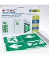 V-Tac LED-Notausgangsschild zur Wand- oder Deckenmontage - 2W, Samsung LED-Chip, 140 Lumen