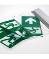 V-Tac Deckenmontiertes/Eingebautes LED-Exit-Schild - 2W, Samsung LED-Chip