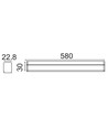 60cm 7W kompakte Leuchte - Samsung LED-Chips