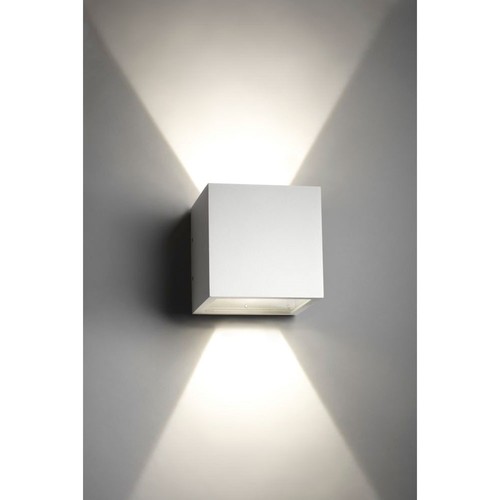 5W LED Wandleuchte - IP65 Außenbereich, weiß, quadratisch, verstellbarer Abstrahlwinkel, inkl. Leuchtmittel