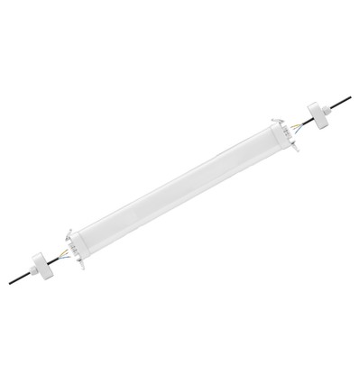 120cm 40W LED-Wannenleuchte, durchverdrahtet - IP65, Easy connect