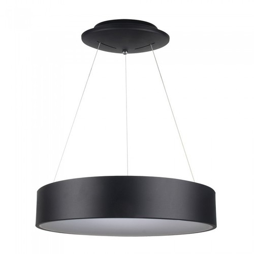 30W dimmbarer LED-Kronleuchter - Schwarz, weiches Licht, warmweiß