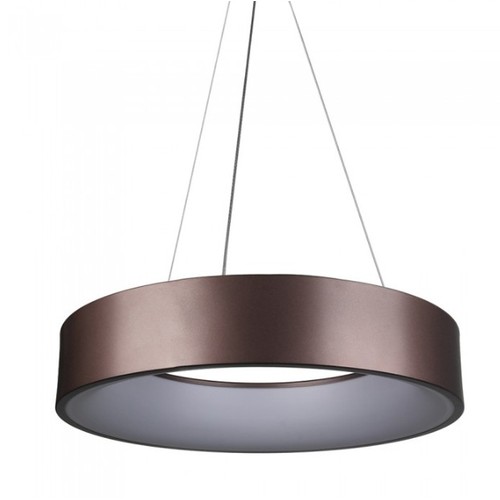 30W dimmbarer LED-Kronleuchter - Kaffeefarben, weiches Licht, warmweiß