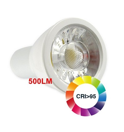 GU5.3 4,5W dimmbar LUX5 LED Spot - 12V, MR16, RA 95