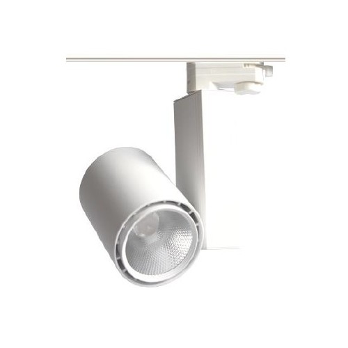 30W 1-Phasen Schienenstrahler - 60 Grad, 3000K, Citizen LED Chip, 1F2W