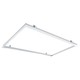 Einbaurahmen für 120x60 LED-Panel – Geeignet für Troldtekt und Gips, weißer Rand