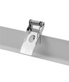 Einbaurahmen für 120x60 LED-Panel – Geeignet für Troldtekt und Gips, weißer Rand