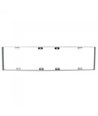 Rahmen für 120x30 LED-Panel - Schnelle Montage, ohne sichtbare Schrauben, weißer Rand