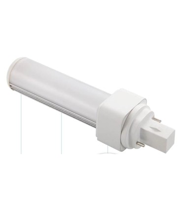 G24D 9W LED-Lampe - Direkt/Vorschaltgerät-kompatibel, 180°, ersetzt 26W
