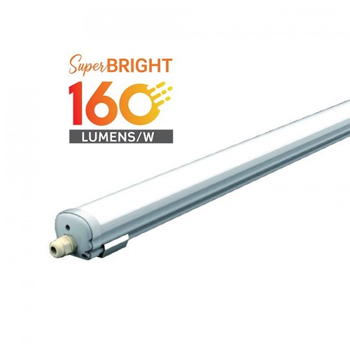 150cm 160lm/W 32W wasserdichte komplette LED-Wannenleuchte, Durchgangsverdrahtet - 5120lm, IP65