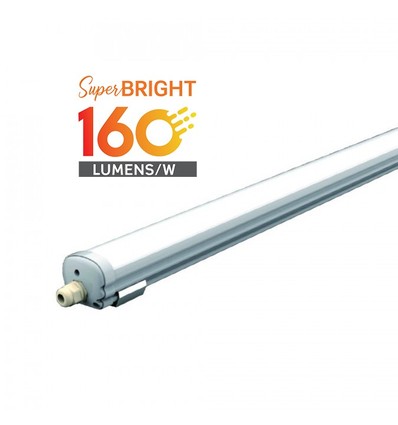 150cm 160lm/W 32W wasserdichte komplette LED-Wannenleuchte, Durchgangsverdrahtet - 5120lm, IP65