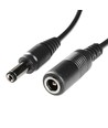 DC-Verlängerungskabel - 1 m, für LED-Strips, 5V-24V, schwarz