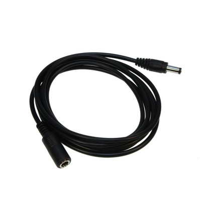 DC-Verlängerungskabel - 1 m, für LED-Strips, 5V-24V, schwarz