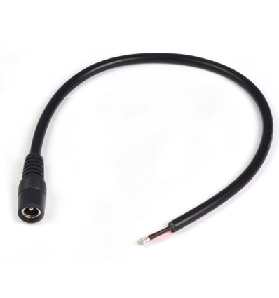 DC-Buchsenstecker - 5V-48V, schwarz