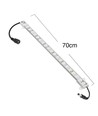 70 cm 4W Treppen-Aluprofil mit LED-Streifen - 24V DC, IP65, mit Stecker