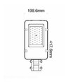 V-Tac 30W LED Straßenlampe - Samsung LED-Chip, Ø60mm, IP65, 135lm/W
