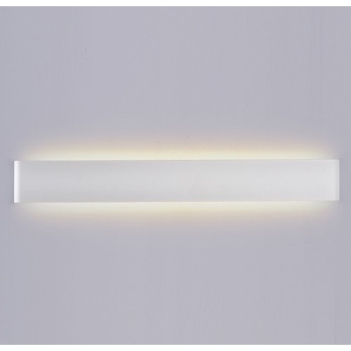 20W LED weiße längliche Wandleuchte - IP44 Außenbereich, indirekt, inkl. Leuchtmittel