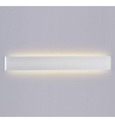 20W LED weiße längliche Wandleuchte - IP44 Außenbereich, indirekt, inkl. Leuchtmittel