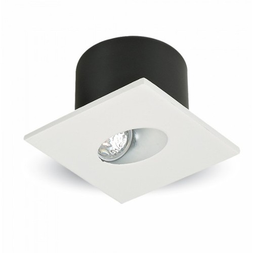 3W Treppenbeleuchtung - Außenmaß: 8x8 cm, Ausschnitt: 6,2x6,2 cm