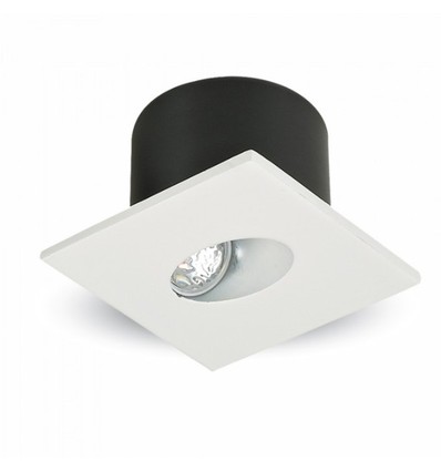 3W Treppenbeleuchtung - Außenmaß: 8x8 cm, Ausschnitt: 6,2x6,2 cm