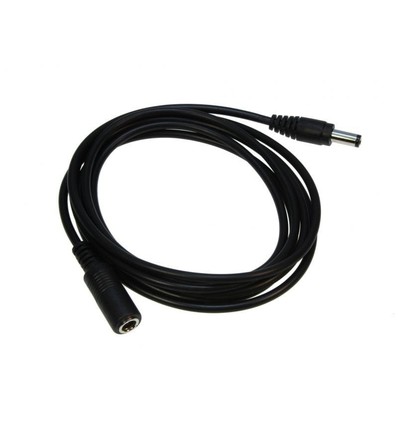 DC-Verlängerungskabel - 3 m, für LED-Streifen, 5V-24V, schwarz