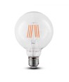 E27 6W LED Globe-Lampe - Ø12,5 cm, Samsung LED-Chip, Filament
