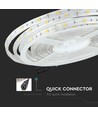 5m 4,8W/m spritzwassergeschützter LED-Streifen - IP65, 30 LEDs pro Meter