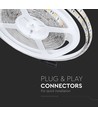 5m 11W/m spritzwassergeschützter LED-Strip - 12V DC, IP65, 60 LED pro Meter