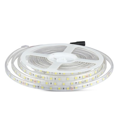 5m 9W/m spritzwassergeschützter LED-Streifen - 24V DC, IP65, 60 LEDs pro Meter