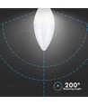 E14 4W LED-Lampe - 200° Abstrahlwinkel